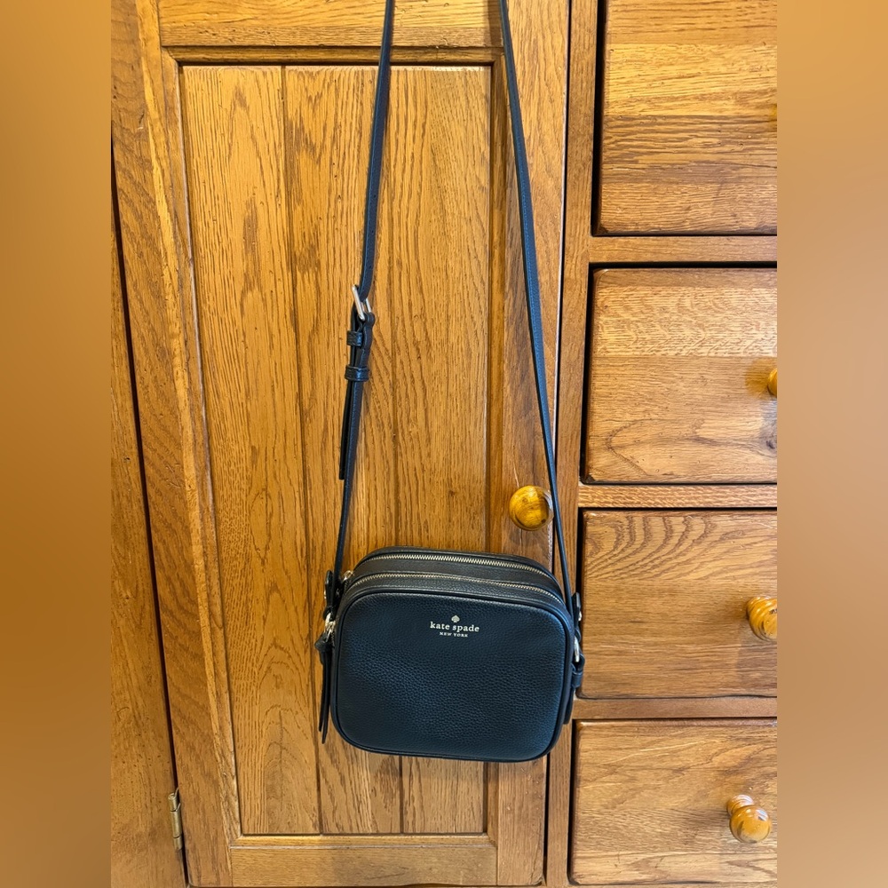 Kate Spade Black Camera Crossbody Bag